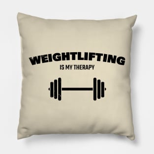 funny weightlifting Pillow