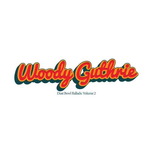 Woody Guthrie by PowelCastStudio