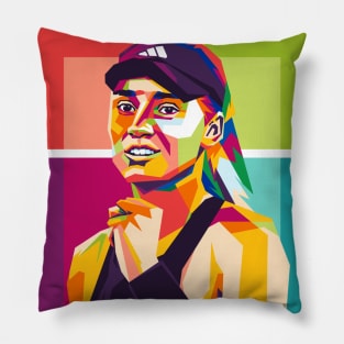 elena rybakina Pillow