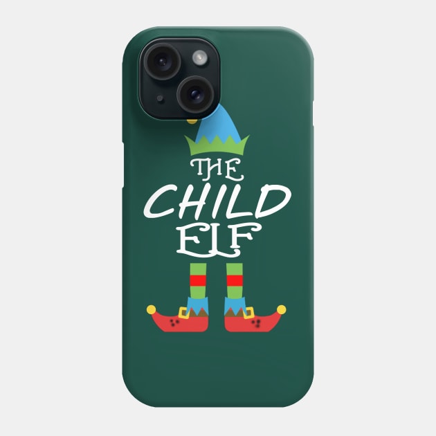 The Child Elf Matching Family Group Christmas Party SANTA Phone Case by CareTees