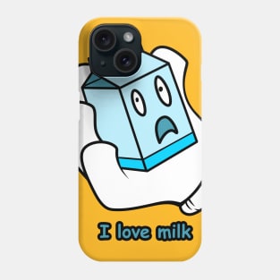 I love milk Phone Case