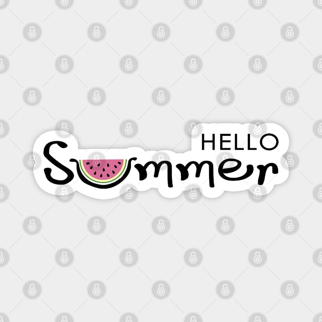 Hello summer Magnet by AliJun