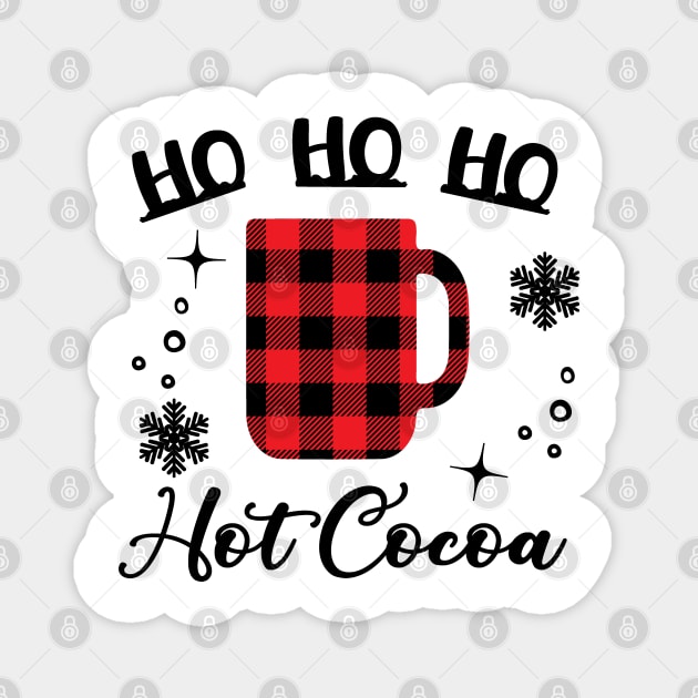 Hot Cocoa. Christmas design Magnet by Satic