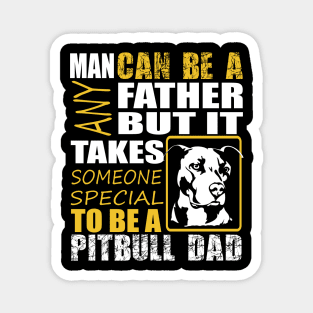 Awesome Pitbull Dad Magnet