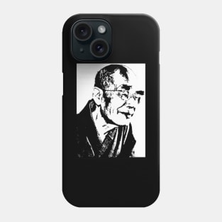 D.T. Suzuki - Bordered Phone Case