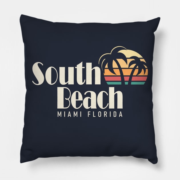 South Beach Pillow by Etopix