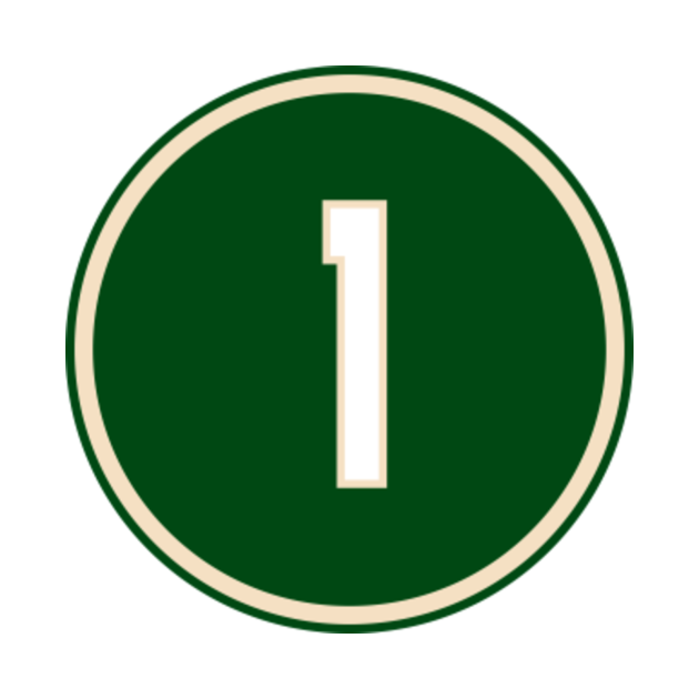 Oscar Robertson Number 1 Jersey Milwaukee Bucks Inspired Milwaukee