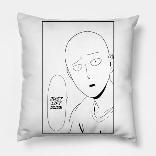 One Punch Gym Dude Pillow