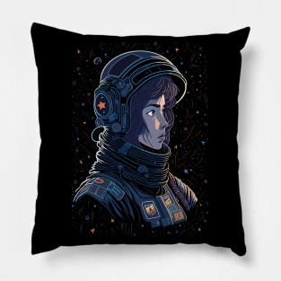Anime Female Astronaut Pillow