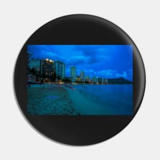 Sunset in Waikiki Pin