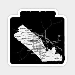 East Bay Map Magnet