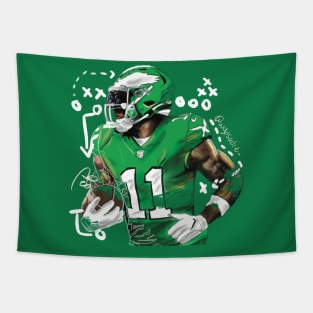 Fly Eagles Fly-Aj Brown Tapestry