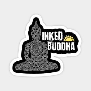 Cool Inked Buddha Buddhism Tattoo Addict Magnet