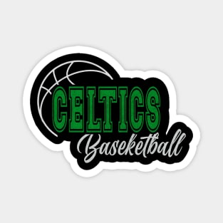 Classic Name Celtics Vintage Styles Green Basketball Magnet