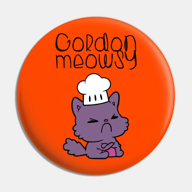 Gordon Meowsy Pin by lilmousepunk