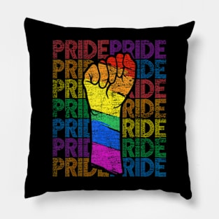 Gay Pride Fist LGBT Pillow