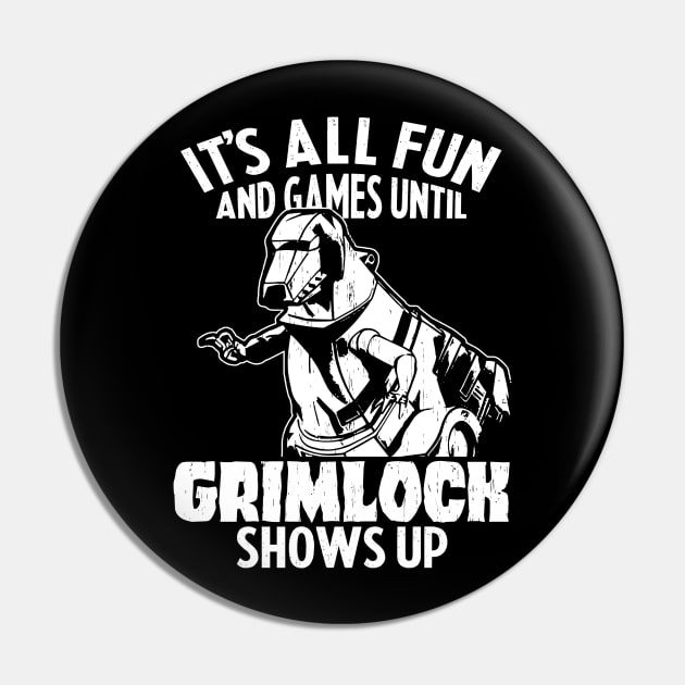 GRIMLOCK : Transformers GEN 1 - fun & games 2.0 Pin by ROBZILLA