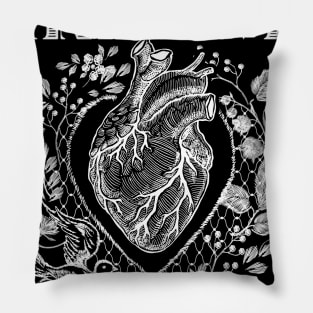 Nicky Nine Lives Heart Pillow