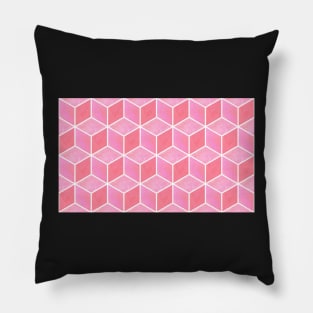 Coral cubes Pillow