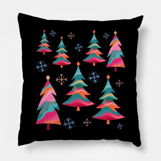 Christmas Vacation Christmas Tree T-Shirt Pillow by HJDesign