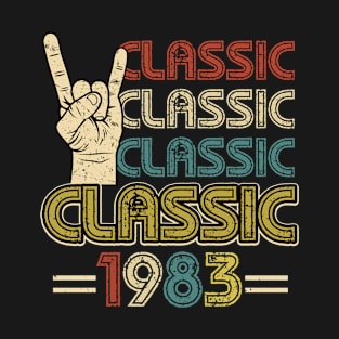 Rock Music Retro Classic 1983 T-Shirt