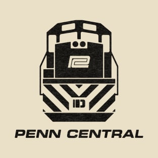 Penn Central Railroad Train Engine T-Shirt