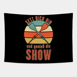 dart Darth 180 show genießen dartshow Tapestry