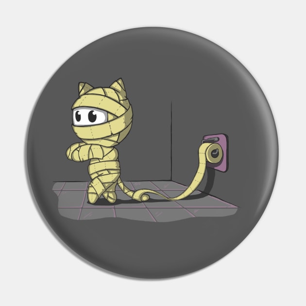 Mummy Cat Pin by IdeasConPatatas