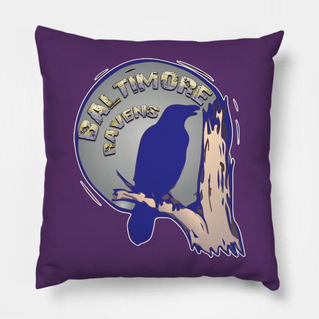 Baltimore Ravens Pillow by remixer2020