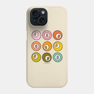 Rainbow Eight Balls Phone Case