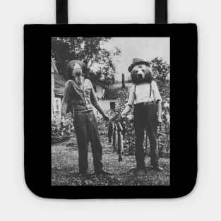 Bears Fishing "Fishing Trip" Art by Cult Class Tote