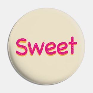 Sweet Donut Type T-Shirt Pin