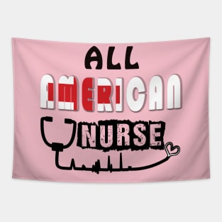 All American nurse Tapestry