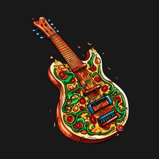 Pizza Guitar T-Shirt