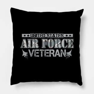 Air Force Veteran T-Shirt for Men or Women Pillow