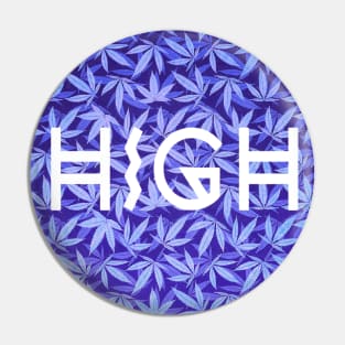 Purple Haze - Cannabis / Hemp / 420 / Marijuana  - Pattern Pin