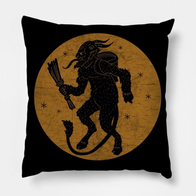 Krampus Pillow by valentinahramov