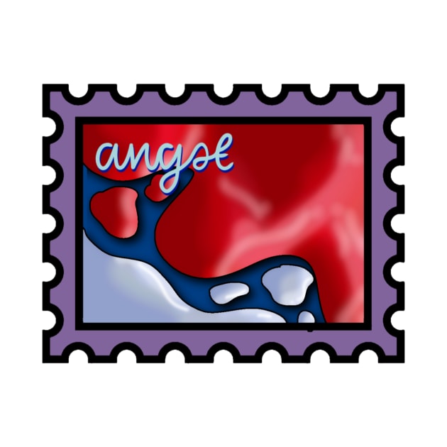 Angst Postage Stamp by TheHermitCrab