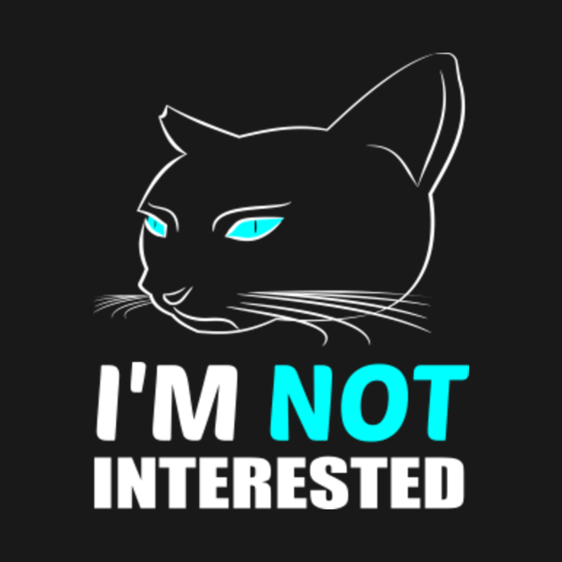 Im Not Interested In The Main Characters I'm Not Interested - Im Not Interested - Hoodie | TeePublic AU