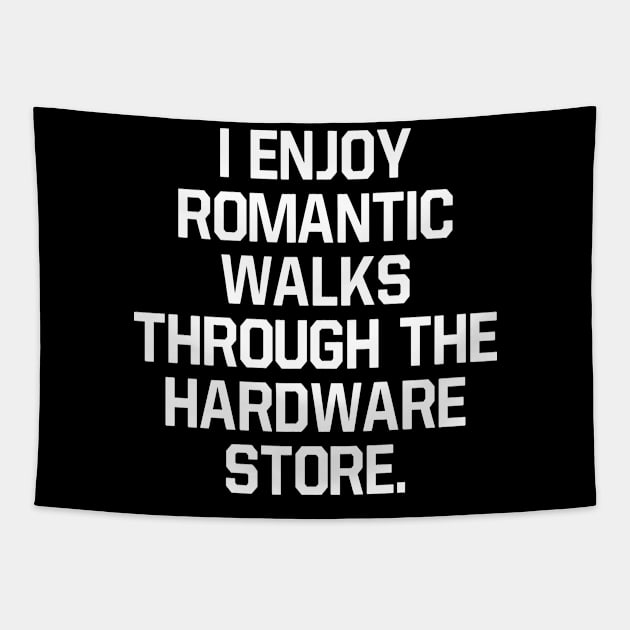 Romantic Walks Hardware Construction Site Tapestry by Print-Dinner