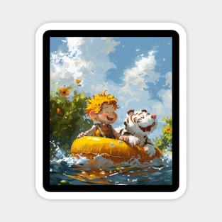 Calvin and Hobbes Nature Magnet