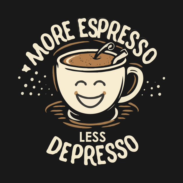 More Espresso Less Depresso. Coffee by Chrislkf