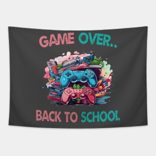 Back To School Game Over Tapestry