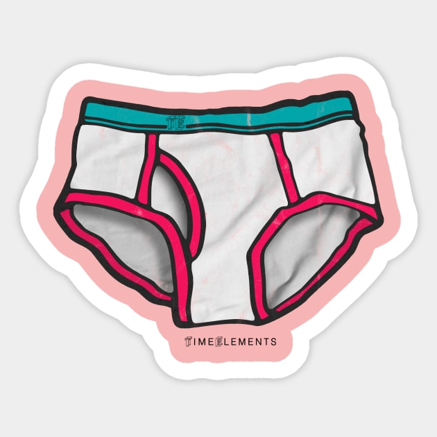  Underwear Tighty Whities Vinyl Decal Sticker- 3.75 x 7