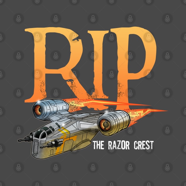 Razor Crest RIP by Rackham