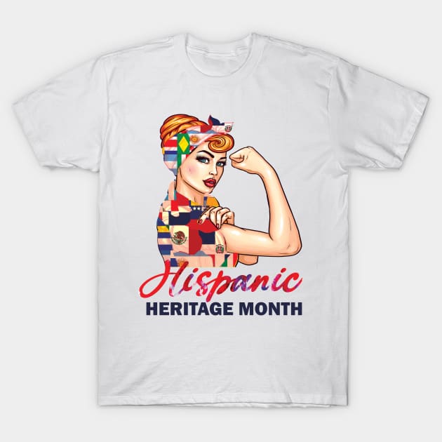 National Hispanic Heritage Month Tee Shirt Design to Celebrate 