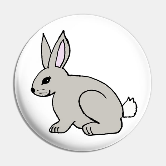 Rabbit Pin by wanungara