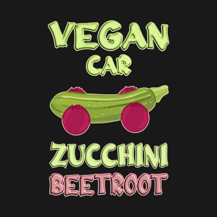 Vegan Car Zucchini Beetroot T-Shirt