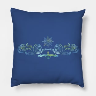 Wind and Wave Pillow