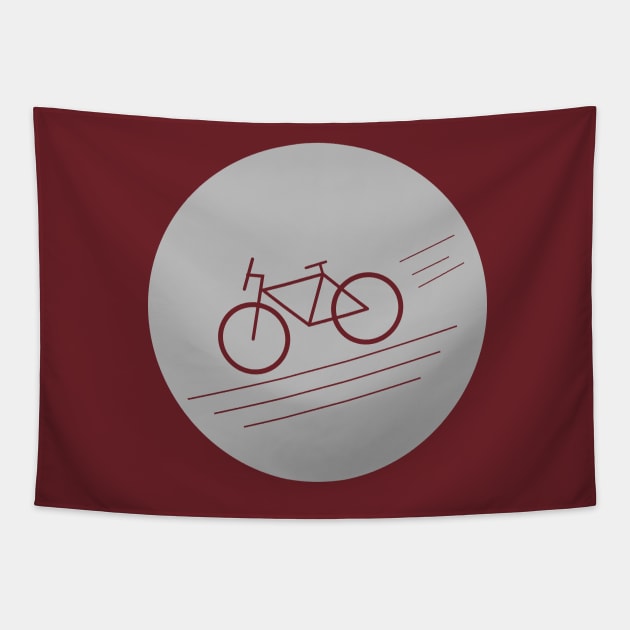 Bike circle Tapestry by DaveDesigns